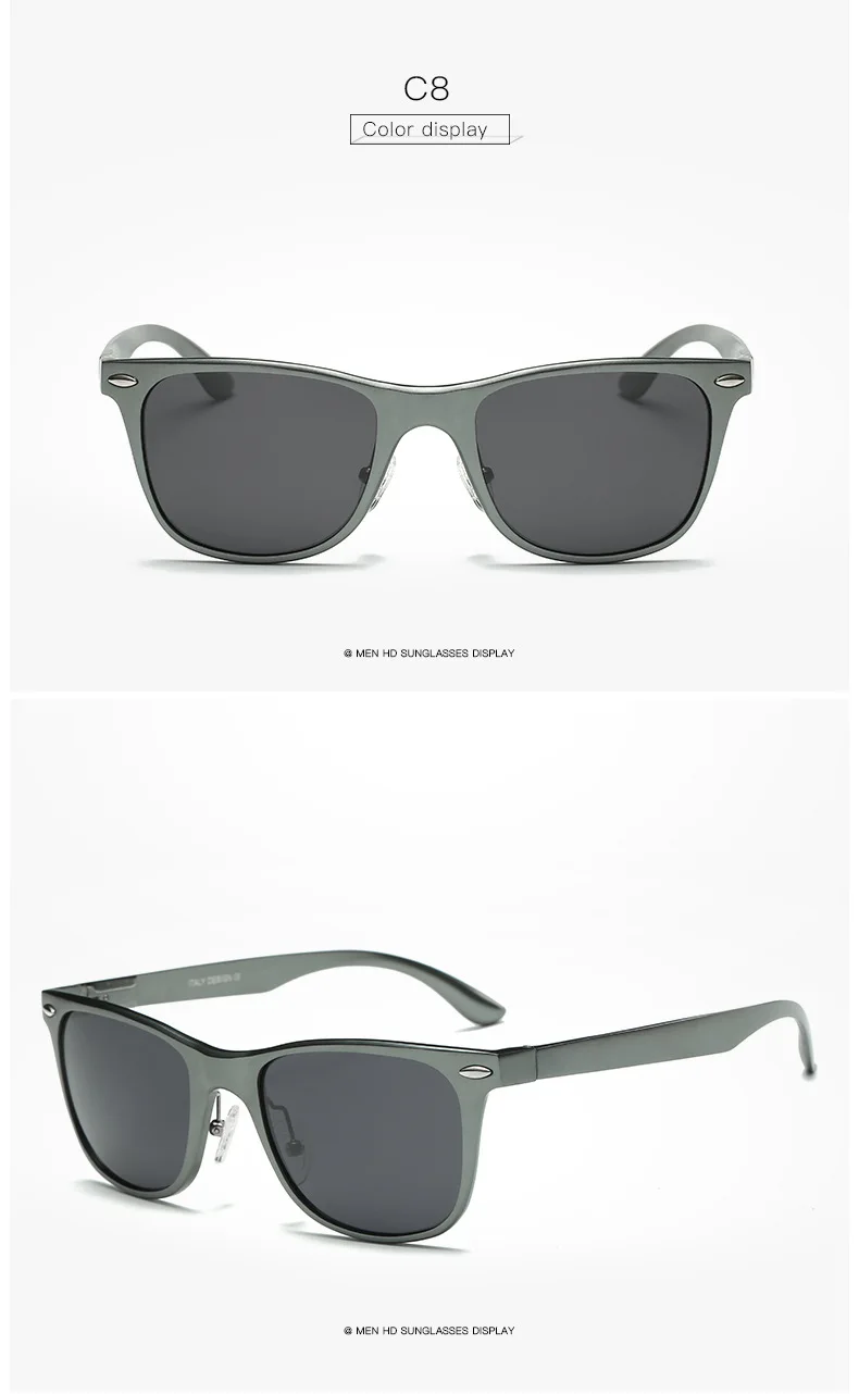 CIVICHIC, цветные, мужские, Al-Mg, для вождения, поляризованные солнцезащитные очки, женские, зеркальные очки, для улицы, очки, хипстер, Oculos De Sol Gafas E183