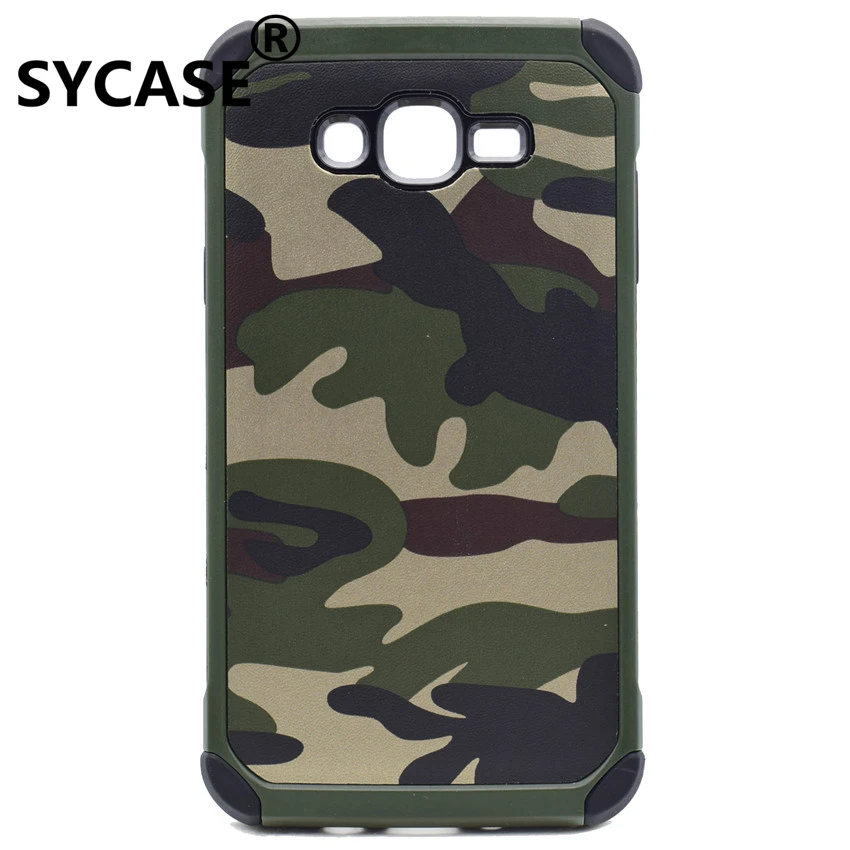 SYCASE чехол для samsung Grand Prime J2 премьер J5prime J7prime Армейский Камуфляж шаблон PC + ТПУ 2 in1