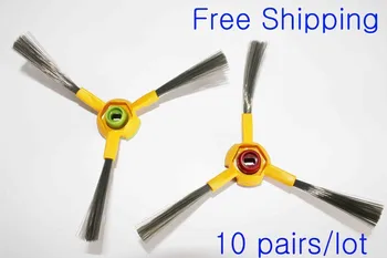 

10 pairs/LOT Replacement side brush for Hoover RVC-0010 Rvc 0011 Rvc Robocom 2 side brush robot vacuum cleaner parts