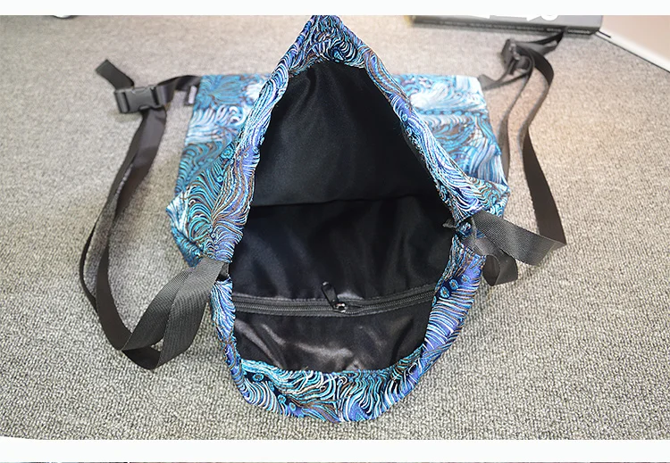 Качественная веревочная сумка, размер 43*33, сделано из нейлона, рюкзак на шнурке, с разноцветным рисунком, подходит для молодежи, унисекс, сумка для улицы или путешествий