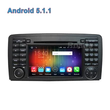Quad core 1024*600 Android 5.1.1 Car DVD Player for Mercedes/Benz R Class W251 R280 R300 R320 R350 R500 with Radio GPS WiFi BT
