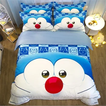 

Kids Duvet Cover Cartoon Doraemon Tototro Cat Dog Bedding Twin Full Queen King Single Double Size