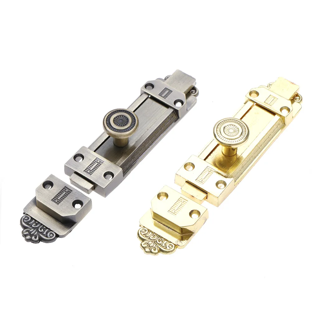

Vintage Door Latch Zinc Alloy Sliding Lock Latch Barrel Bolt Bronze For Household Furniture