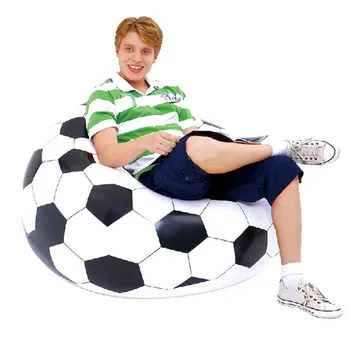

FooFootball Inflatable Sofa Soccer Ball Air Lounge Chair Beanbag Lounger PVC Inflatables Living Room Furniture Corner