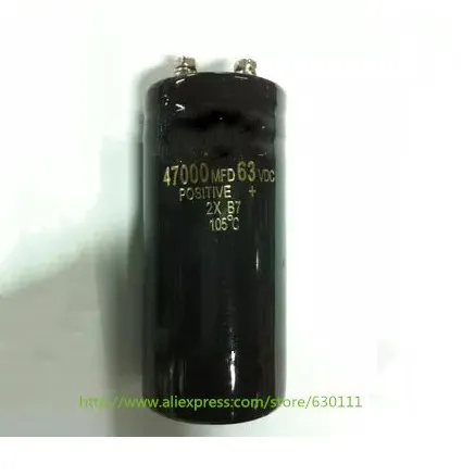 63V47000uf электролитический конденсатор радиальный 47000 мкФ 63V 65x105mm | Электронные