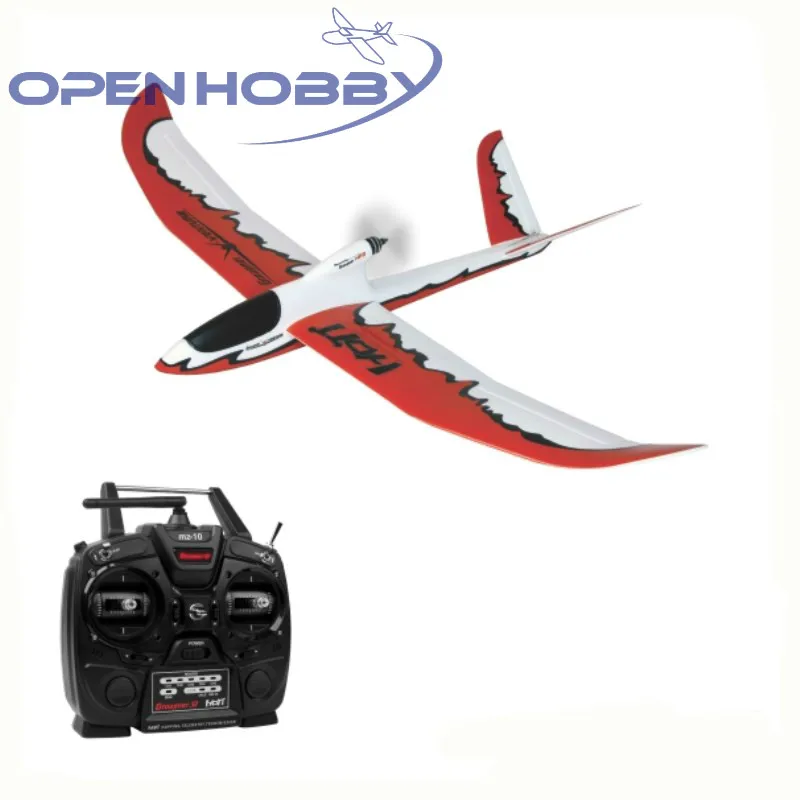 

Graupner V-VENTURE HoTT Glider RTF Rx RC Airplanes With mz-10 5 Channel 2.4GHz Radio Control Gr-12L Receiver Dancer Model