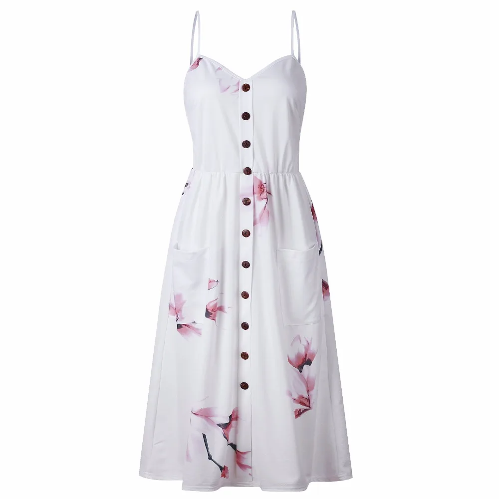 Women Vintage Casual Sundress