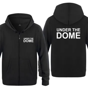 

Hoodies Men TV UNDER THE DOME Printed Mens Hoodie Fleece Long Sleeve Zipper Jacket Sweatshirt Skate Tracksuit Moleton Masculino