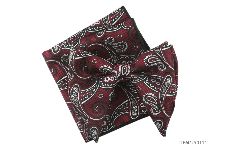  Two sets of necktie pocket towels