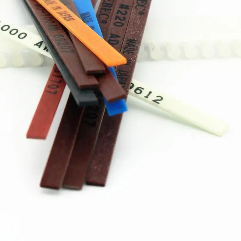 

1006M Sy tools Japan XEBEC Ceramic fiber Oilstone Whetstone 8 pieces 180# 220# 250# 400# 600# 800# 1000# 1200#