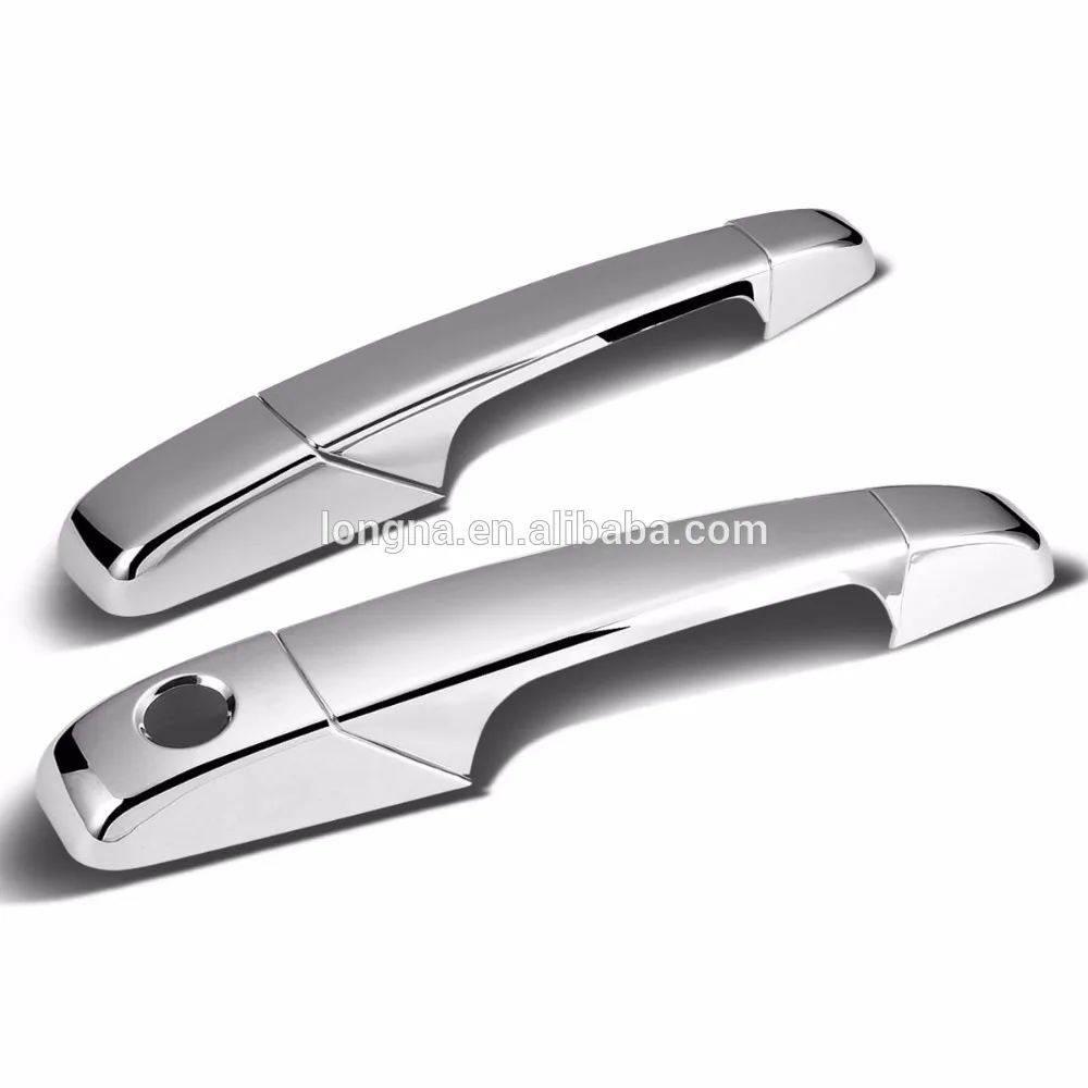 Chrome Door Handle Cover W/O Passenger Side Keyhole for 07 13 GMC Yukon