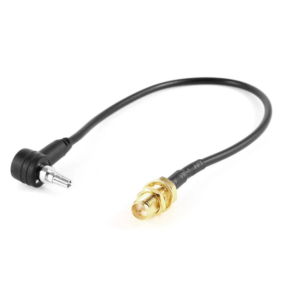 

RP SMA female cable antenna adapter 22 cm, connector male, 90 degree CRC 9