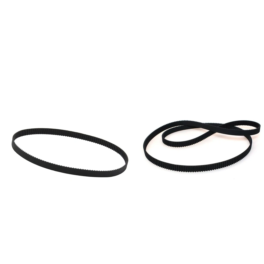 2pcs 3D Printer Belt Closed Loop Rubber GT2 Timing Belt 2GT-6 200mm & 280mm