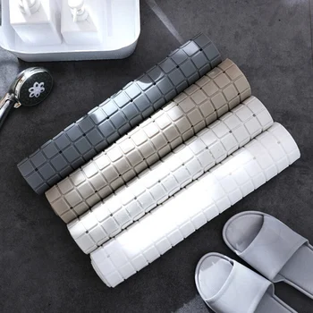 

Bathroom Suction Mat PVC Material Anti-Slip Bath Mat with Suction Cup Waterproof Multi-Colored Household Shower Mats