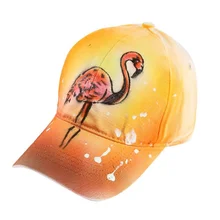 Унисекс, летняя Новинка, ручная роспись, бейсбольная Регулируемая бейсбольная кепка, животный принт, модные шапки, кепки s для мужчин и женщин