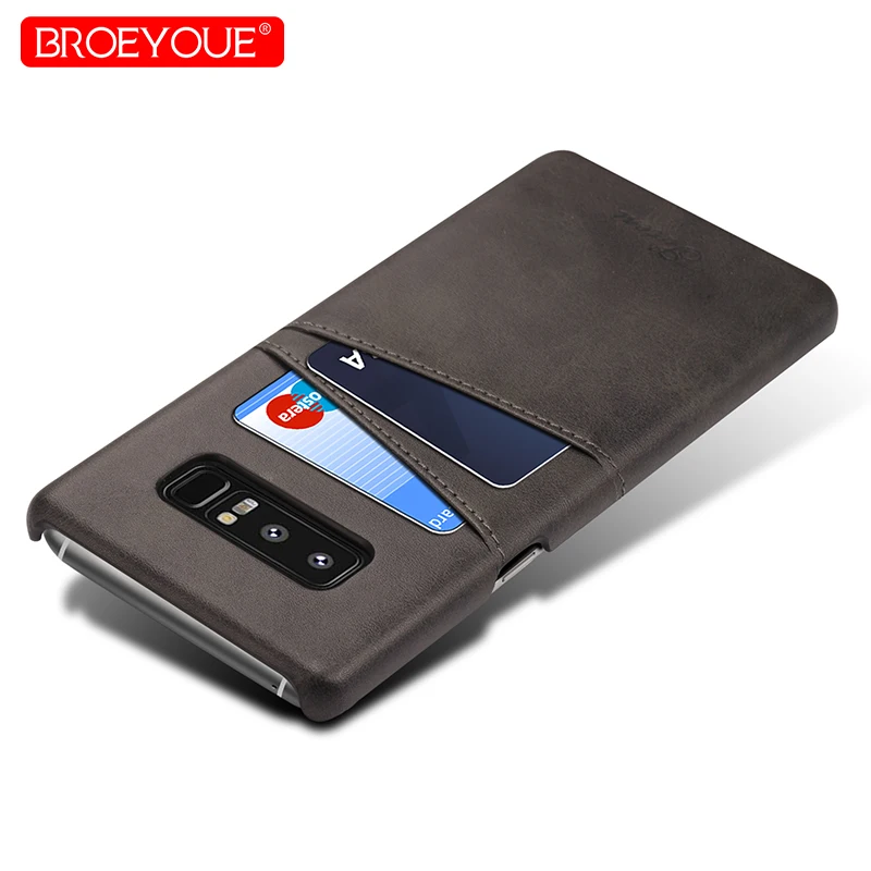 

Leather Case For Samsung Note 8 Retro Luxury Cover Card Holder Wallet Back Phone Shell For Samsung Galaxy Note 8 PU Hard Cases