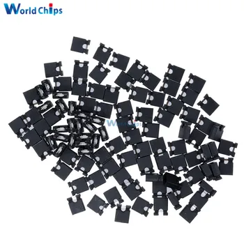 

100PCS Pitch jumper shorted cap & Headers & Wire Housings 2.54MM SHUNT