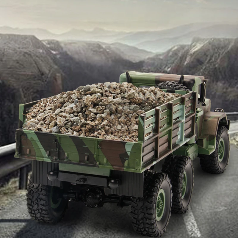 2 4 г 1:12 6WD внедорожный военный грузовик RC Светодиодный фонарь RTR металлические c