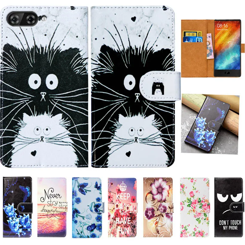 

For Maze Alpha Case High Quality Pu Leather 6.0" Print Flip Wallet Case Cover For Maze Alpha Book Case