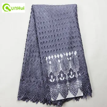 

free shipping african cord lace fabric,most popular African guipure lace fabric,embroidered water soluble lace fabric Q315