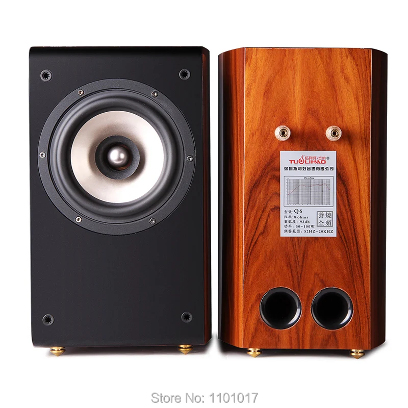 TUOLIHAO Q6 колонки книжная полка полный спектр один драйвер HIFI EXQUIS для лампового усилителя или твердый усилитель для пары