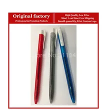 Простые и дешевые рекламные пластиковые шариковые ручки школьные поставки стационарная ручка