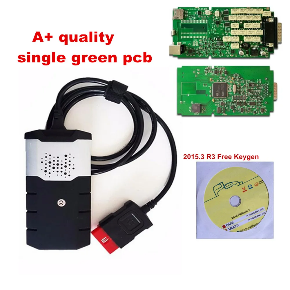

DHL Quality A+ Green Single PCB Board For delphis VD ds150e CDP For VD TCS CDP Pro Plus OBD Scanner Bluetooth Diagnostic Tool