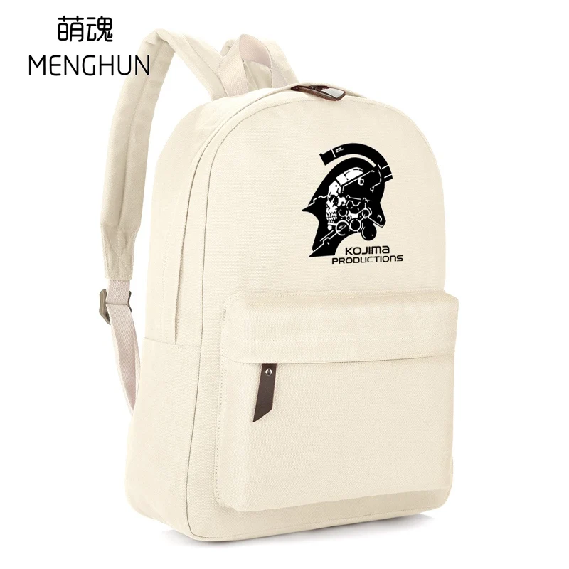

Kojima productions canvas backpack Death stranding game backpack durable high quality canvas bag schoolbag student backpack