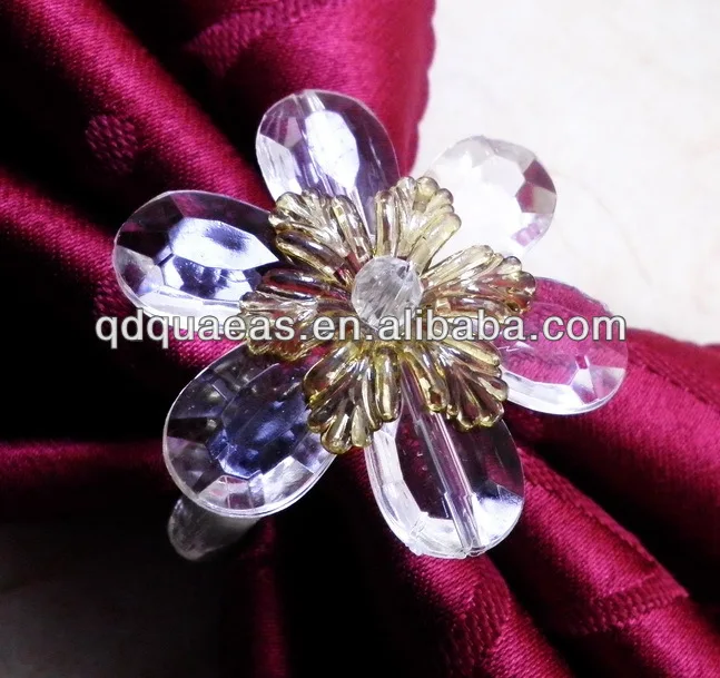clear acrylic napkin ring ,bulk flower napkin holderin Napkin Rings
