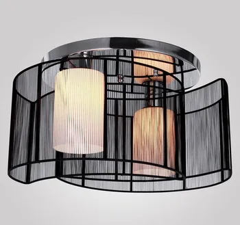 

Modern Simple Designed Silver Flushmount chandelier with 2 Lights