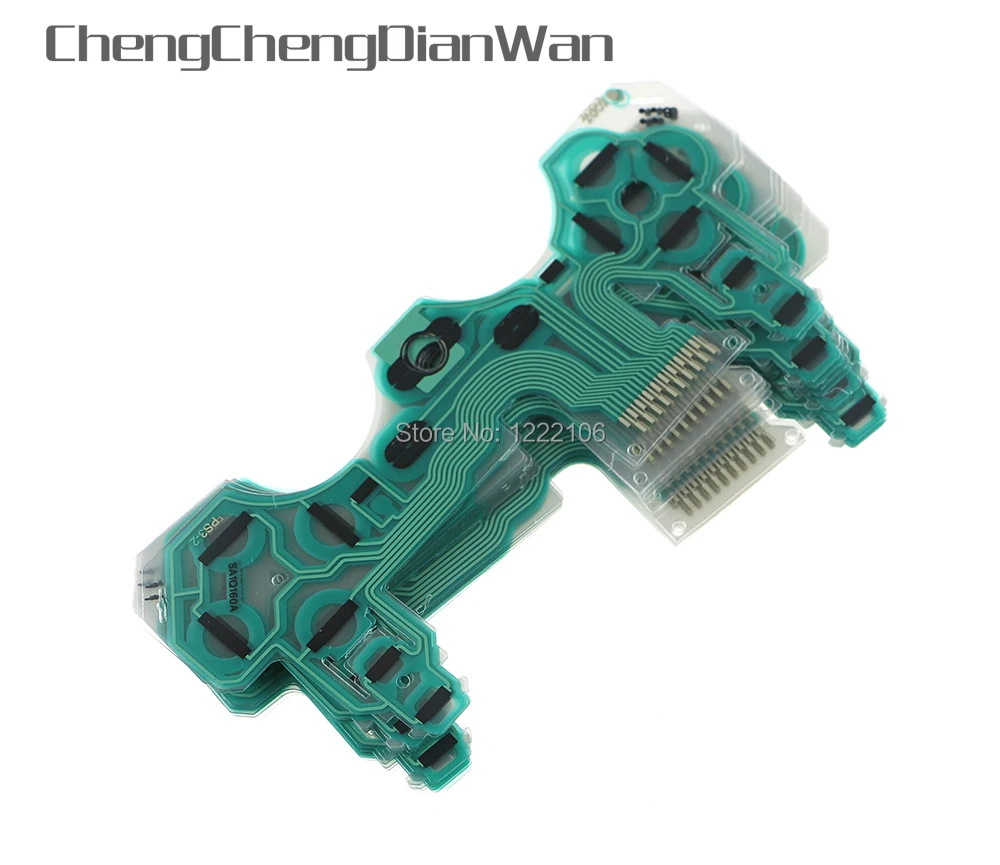 

ChengChengDianWan SA1Q160A Conductive Film Keypad flex Cable Repair Circuit Board Part For Playstation 3 PS3 Controller 2pcs/lot