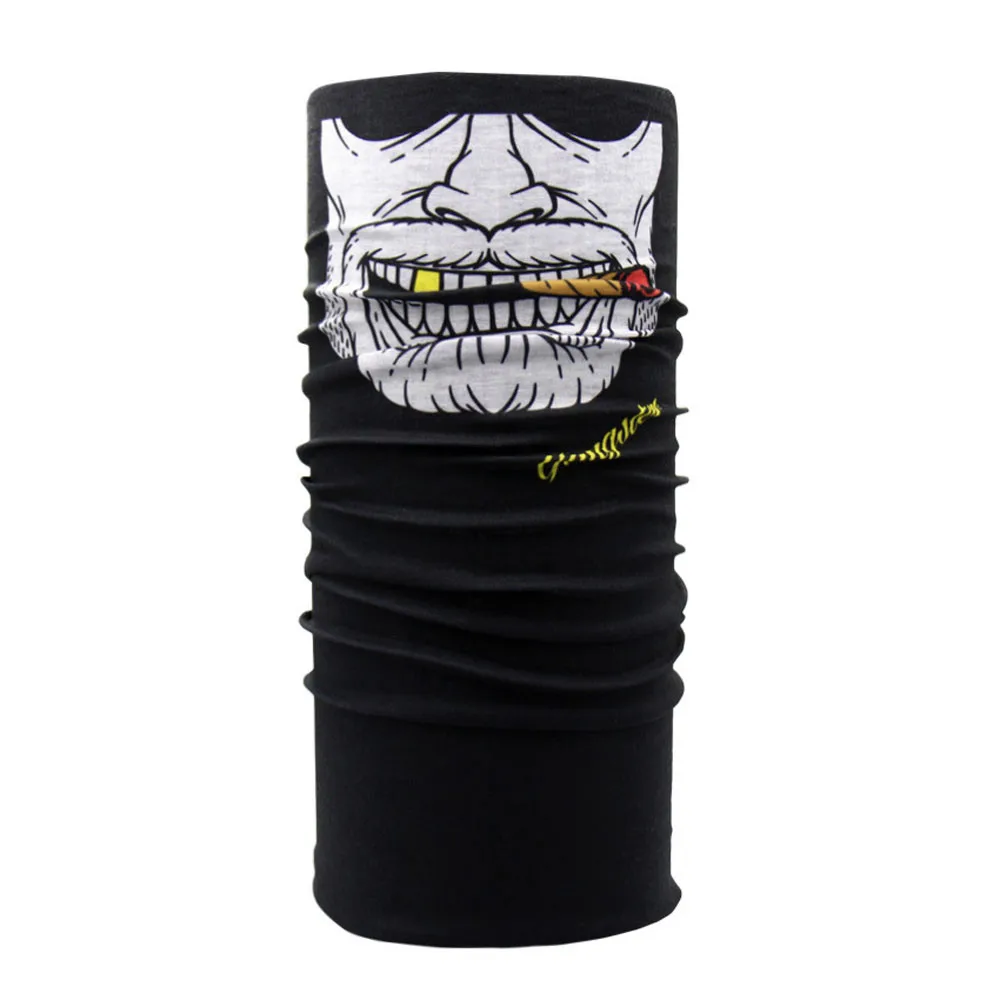 

Clown Cycling Motorcycle Masker Neck Tube Ski Black Masks Scarf Lower Half Face Mask Balaclava Halloween Party Jan3