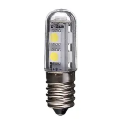 Новое поступление E14 1 Вт 5050 SMD 7 светодиодный белый теплый белый свет кровать холодильник светильник Spotlight Спальня лампы 220-240 В