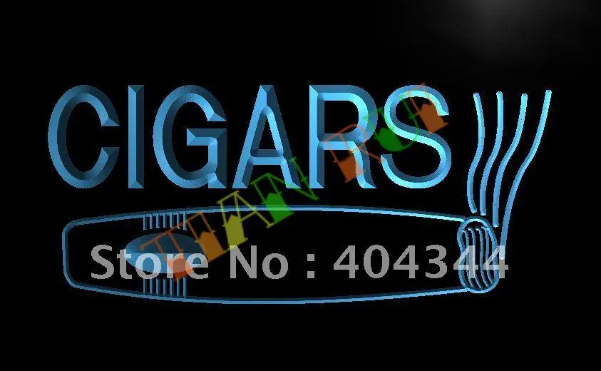 

LB073- OPEN Cigars Cigarette Bar Lure NeonLight Sign