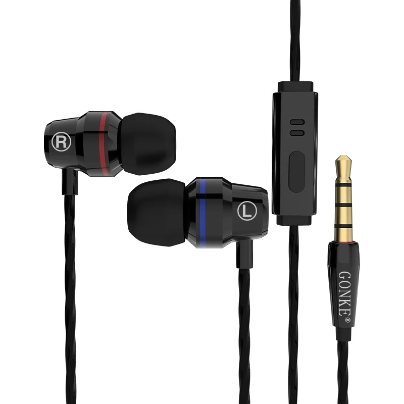 Наушники GONKE BM01 наушники для телефона MP3 mp4 шумоизоляция стерео спортивные