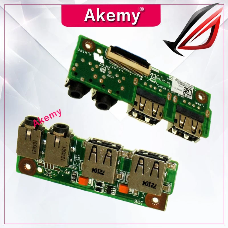 

Akemy N56JK AUD IO BOARD For ASUS N56 N56V N56VJ N56VM N56VB N56VZ N56J N56JN N56JK N56JR USB IO BOARD AUD IO BOARD