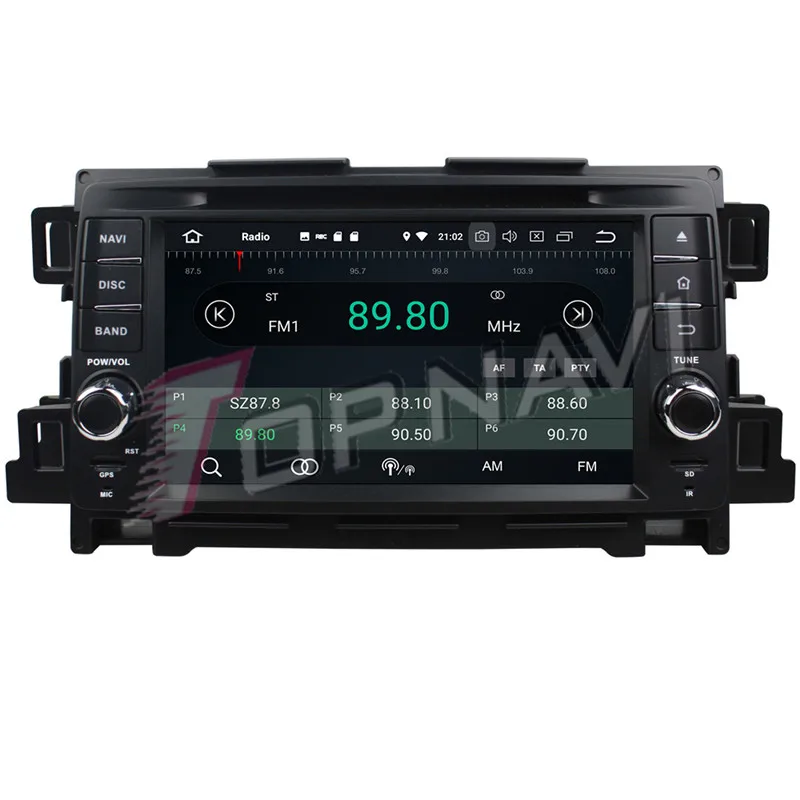  Topnavi 7'' Android 9.0 Car GPS Navigation Automotive Radio Player for Mazda CX-5 2011-2012 PC Auto