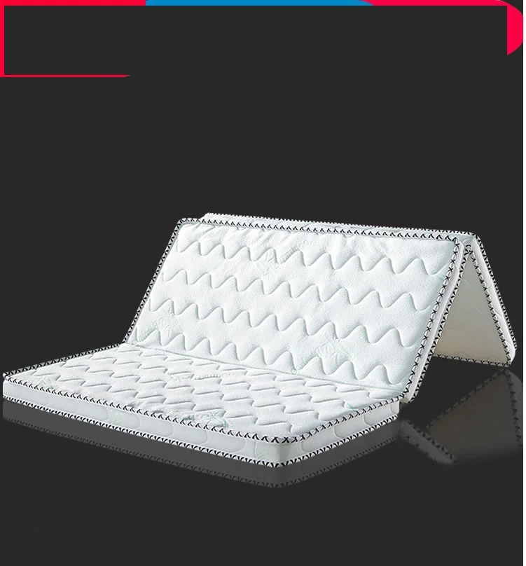 Foldable 100% Natural coir silk 10cm mattress Tatami soft palm Washable Customized Comfortable high-end single size Foldable 100% Natural coir silk 10cm mattress Tatami soft palm Washable Customized Comfortable high-end single size