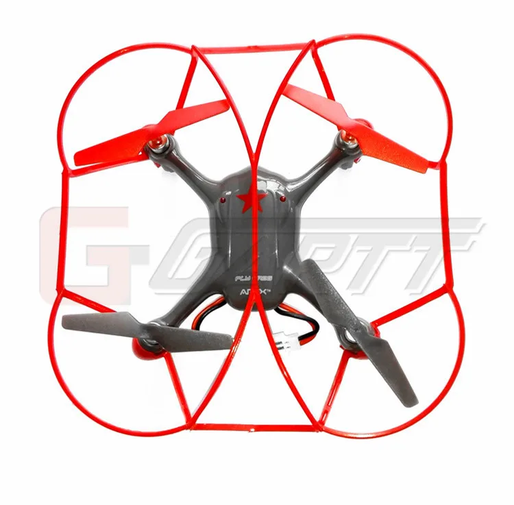 Fly Frog RC UFO Mini Quadcopter 6 Axis 2 4GHz W GYRO Transmiter Protector