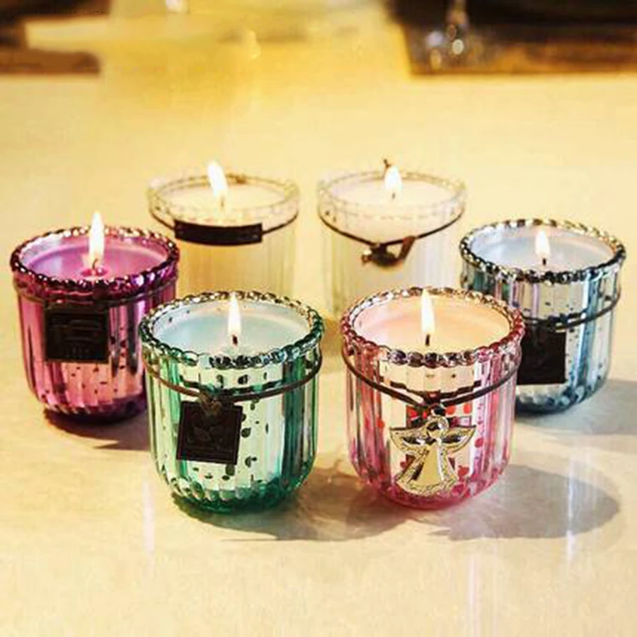 Art Aromatic Home Paraffin Candle Fragrance Romantic Scented Artifical