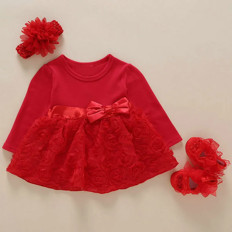 baby dress+long sleeve