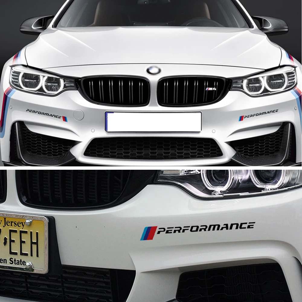 BMW performance Front Bumper Stickers (3)