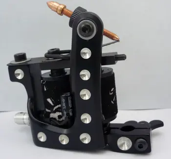 

10Pcs/lot Pro Casting Iron Tattoo Machine 10 Wraps coil stainless steel Tattoos Body Art Gun Coil Machine LPC-ITM-7023-14N