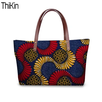 

THIKIN Women Shoulder Bags Ladies Large Tote Tribal Ethnic Traditional African Beach Bags Female Messenger Bags Crossbody Bags