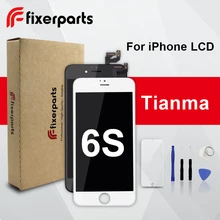 1 шт. класс TianMa lcd для iphone 6s дисплей сенсорный экран дигитайзер Замена полная сборка для iphone 6s lcd с чехол для телефона