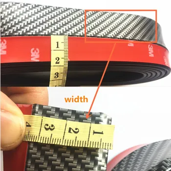 

Car Protector Front Bumper Carbon fiber Rubber FOR kia rio k2 audi a4 b6 citroen c4 cruze nissan tiida golf 4 accessories