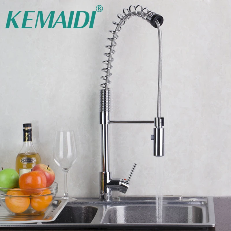 KEMAIDI смеситель для кухонной раковины роскошный выдвижной опрыскиватель