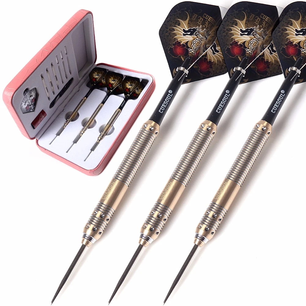 CUESOUL Dragon Deluxe Brass Steel Tip Darts Pack-21 Grams CUESOUL Dragon Deluxe Brass Steel Tip Darts Pack-21 Grams