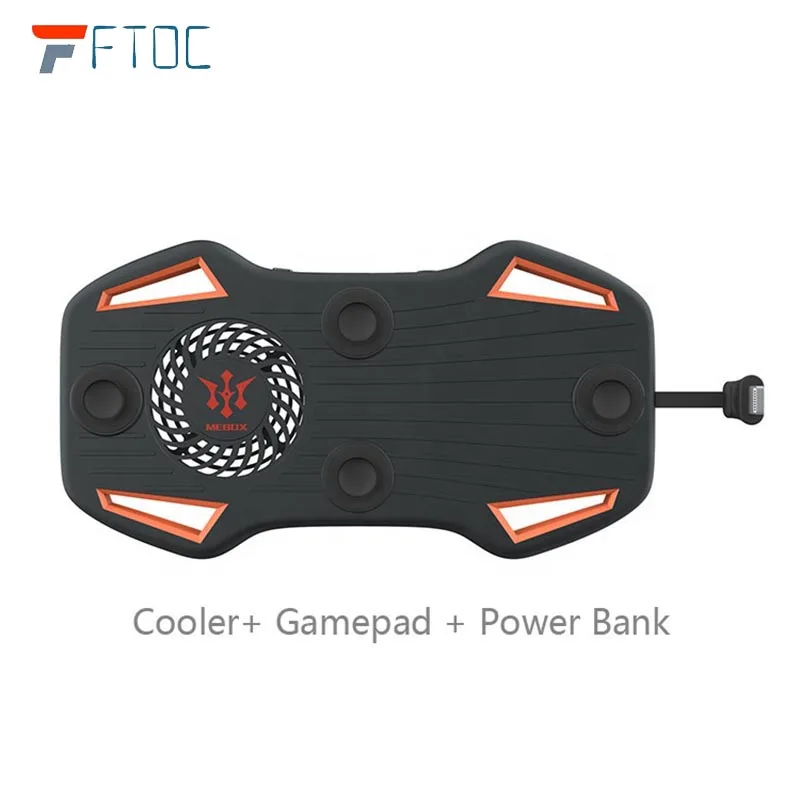 Protable Mobile Phone Wireless Charging Gamepad Controller Handle Cooler Fan 2000mAh Power Bank Phone Holder For IOS Android Protable Mobile Phone Wireless Charging Gamepad Controller Handle Cooler Fan 2000mAh Power Bank Phone Holder For IOS Android