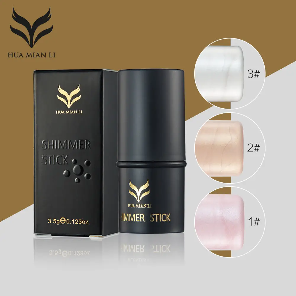 Shadow Highlighting Waterproof Makeup Highlighter Stick Shimmer Cream Cosmeticshighlighter